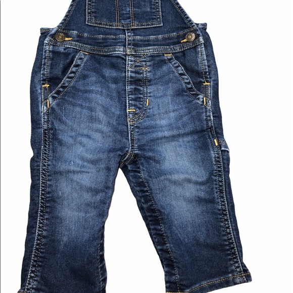 Baby Gap size 8-12 months denim overalls - Picture 3 of 8